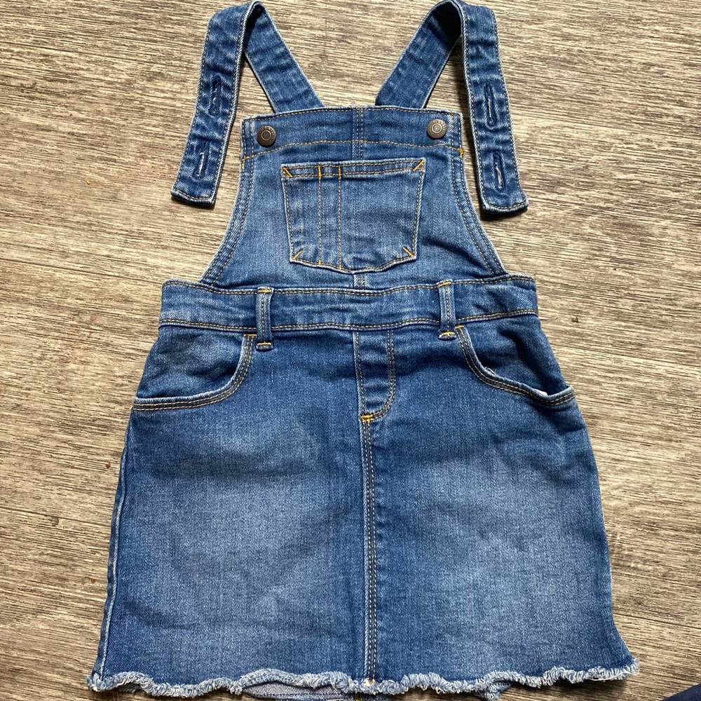 Old Navy Girl's Overall Denim Dress Size 3T